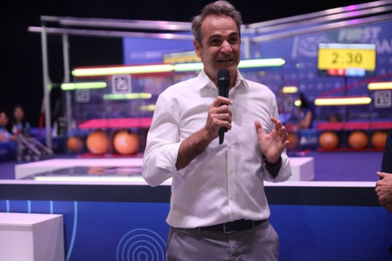 Στον διεθνή διαγωνισμό ρομποτικής «First Global Challenge» ο Κ. Μητσοτάκης (video)