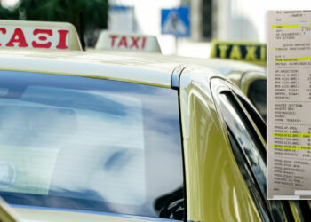 Ταξί - φορολογικές αποδείξεις με εικονικό Α.Φ.Μ.