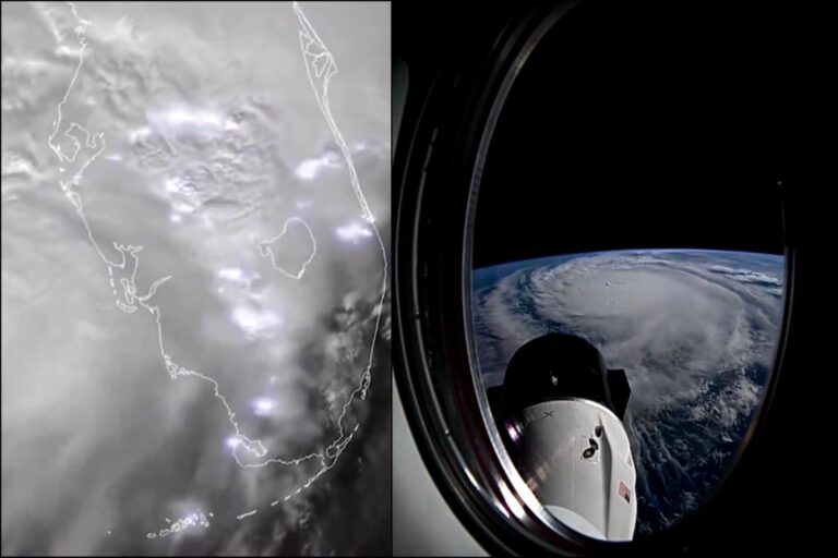 Τυφώνας Μίλτον: Το μέγεθος της καταστροφής από το διάστημα – Δέος από τις δορυφορικές εικόνες