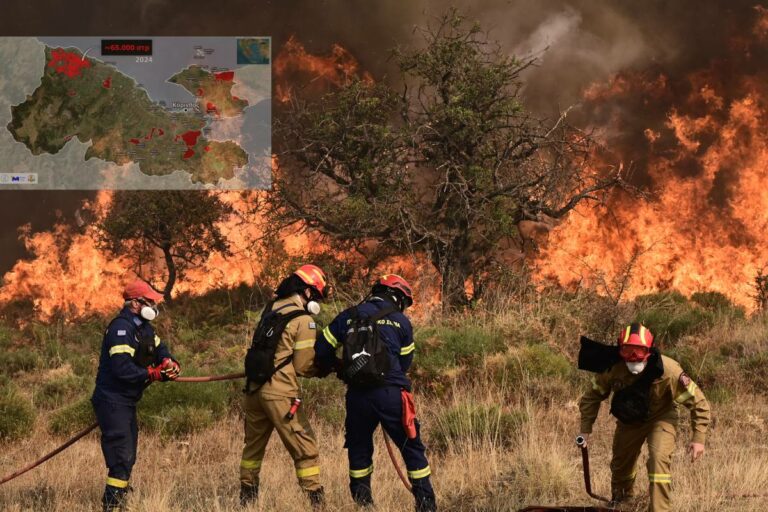 Πυρκαγιά στην Κορινθία: Στην φυλακή οι 2 που πραγματοποιούσαν εργασίες με τροχό στον Φενεό