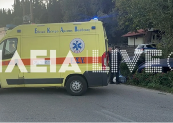 Ηλεία: Σοβαρό τροχαίο στο Σκουροχώρι με τρεις τραυματίες (photo)