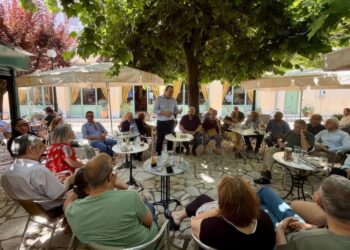 Ο Σωκράτης Φάμελλος στην Τρίπολη