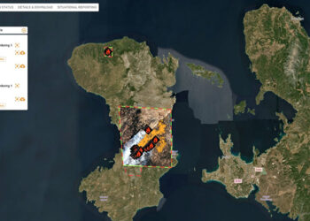 Σοκάρει ο χάρτης του Copernicus με τις καμένες εκτάσεις στη Χίο