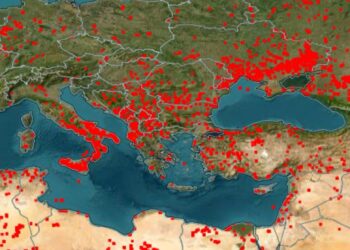 Φωτιές: Δείτε LIVE την καταγραφή των πυρκαγιών στην Ελλάδα από τη NASA