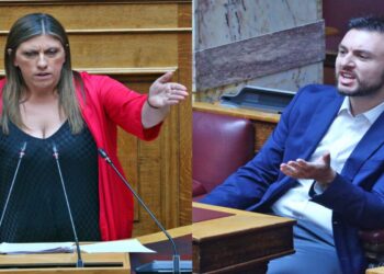 «Είσαι ξεφτιλισμένη!» – Φραστικό επεισόδιο στη Βουλή με Κωνσταντοπούλου και Φλώρο