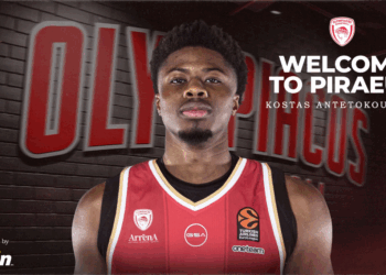 Και επίσημα παίκτης του Ολυμπιακού ο Κώστας Αντετοκούνμπο