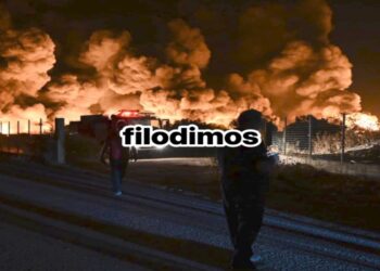 Φωτιά σε εργοστάσιο ανακύκλωσης στο Αίγιο – Μήνυμα του 112