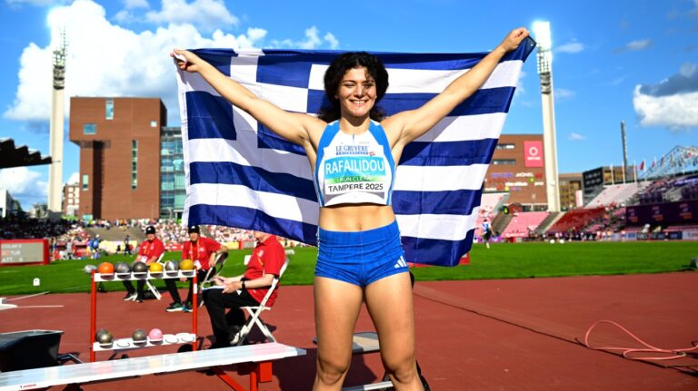 Χρυσή η Ραφαηλίδου στο Ευρωπαϊκό Κ20: Ιστορικό μετάλλιο για τη σφαιροβολία γυναικών