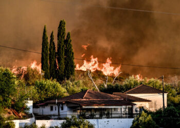 Φωτιά στην Αρχαία Ολυμπία: Δύσκολη νύχτα – Απειλεί 4 χωριά (βίντεο)