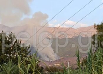 Πάτρα: Μεγάλη αναζωπύρωση στο Μπάλα – Μήνυμα 112 για εκκένωση