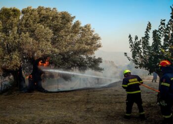 Χάρτης πρόβλεψης κινδύνου πυρκαγιάς για σήμερα, Τετάρτη