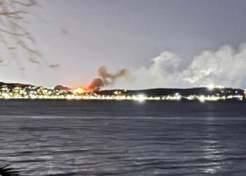 Οριοθετήθηκε η φωτιά στην Σαλαμίνα: Έκαιγε στις αυλές των σπιτιών (βίντεο)