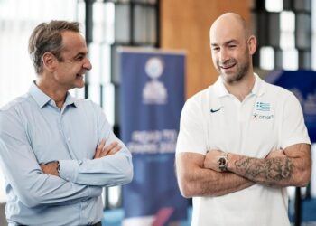 Τηλεφωνική επικοινωνία Μητσοτάκη – Σπανούλη για την επιτυχία της Εθνικής