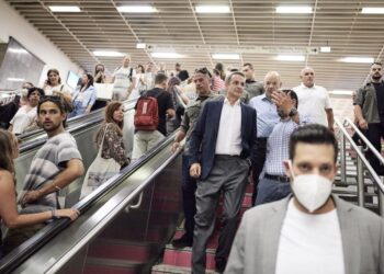Μητσοτάκης: Στο σταθμό μετρό Συντάγματος ενόψει της 24ωρης τα  Σάββατα