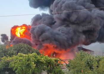 Φωτιά σε ελαιοτριβείο στη Χαλκιδική – Ήχησε το 112 για τους επικίνδυνους καπνούς