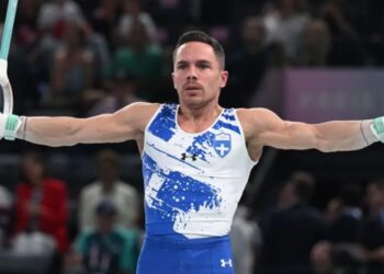 Λευτέρης Πετρούνιας: «Παράσταση» στους κρίκους για τον τελικό του Παγκοσμίου (Βίντεο)