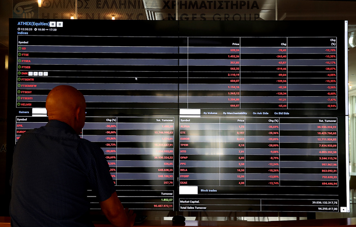 Ήπια πτώση στο Χρηματιστήριο Αθηνών με επιλεκτικές στηρίξεις