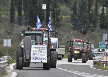 Αγρότες: Κλειστός ο κόμβος του Μπράλου – Από πού η εκτροπή των οχημάτων