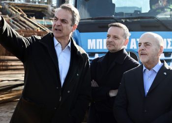 Μητσοτάκης, Αλαφούζος και Δούκας στον Βοτανικό – Πότε θα είναι έτοιμο το νέο γήπεδο Παναθηναϊκού