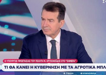 Ο Χρυσοχοΐδης χαρακτηρίζει «αντικοινωνικούς» και «ακραίους» τους αγρότες προαναγγέλλοντας καταστολή (βίντεο)