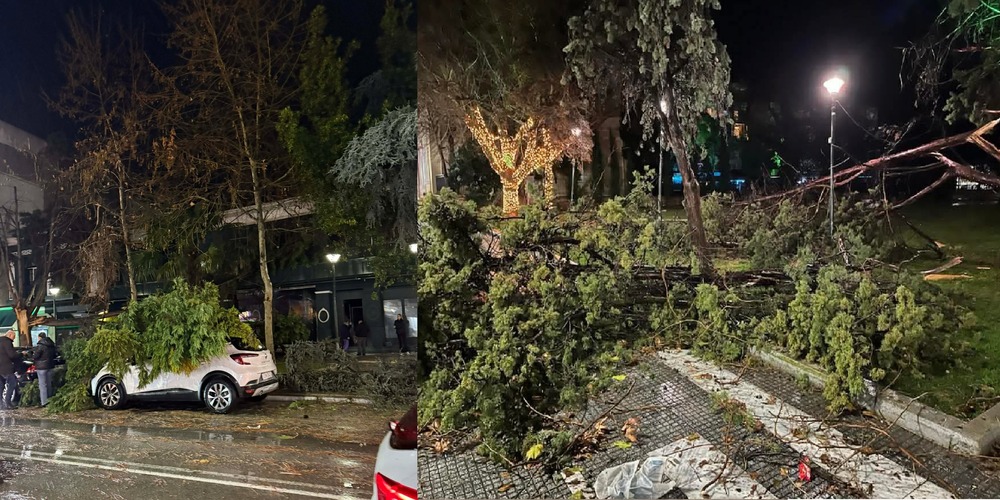 Αλεξανδρούπολη: Bίντεο – σοκ με το πέρασμα του ανεμοστρόβιλου από εστιατόριο