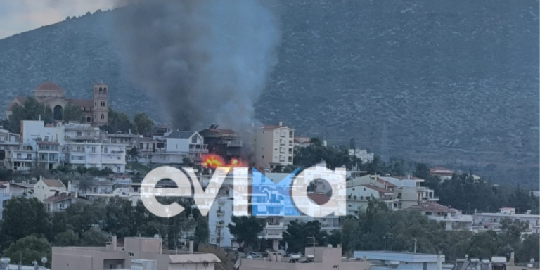 Χαλκίδα: Μεγάλη φωτιά σε σπίτι  – Στο νοσοκομείο 2 άτομα, διασωληνωμένο το ένα (βίντεο)