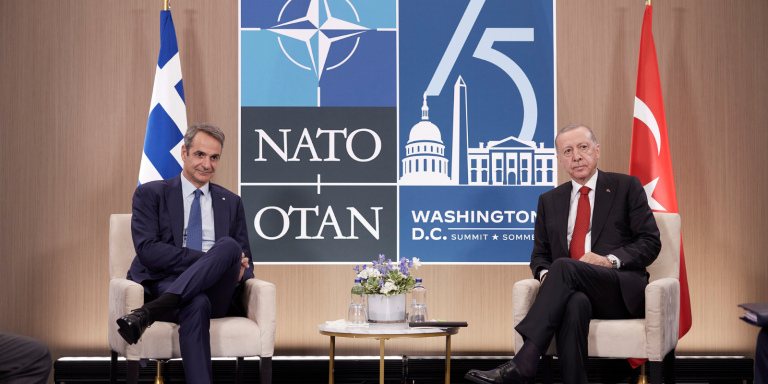 Ερντογάν: «Θέλουμε ειρήνη και ανάπτυξη για εμάς και τους γείτονές μας» είπε λίγο πριν την συνάντηση με Μητσοτάκη